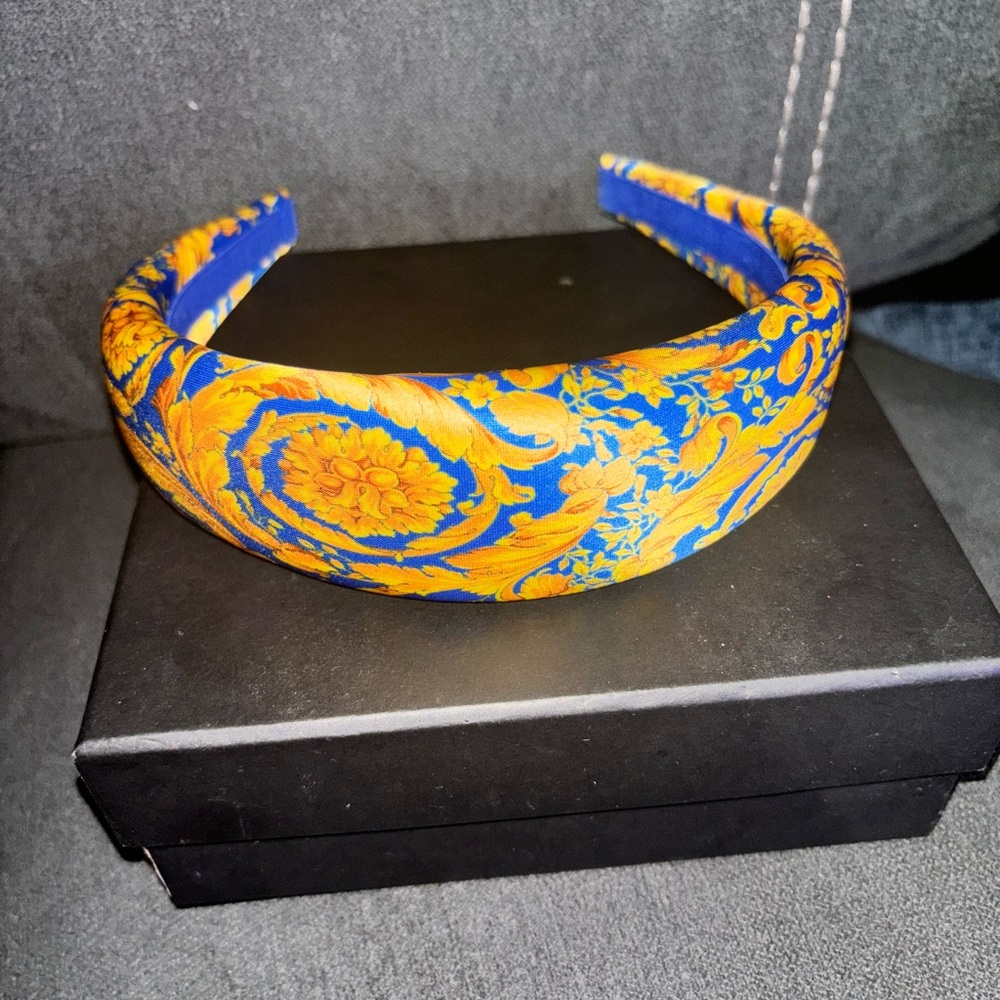 Authentic Versace Silk Headband